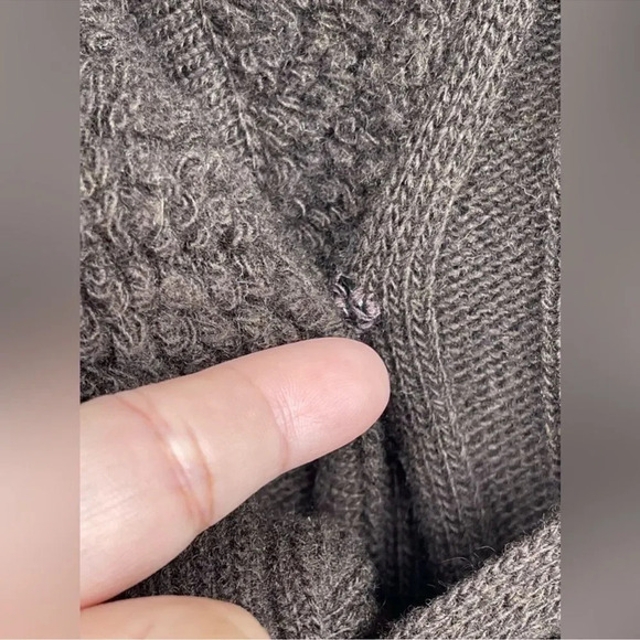 Salvatore Ferragamo Brown Wool Cashmere cárdigan medium - Picture 7 of 14